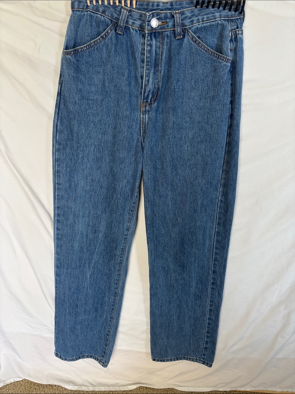 SHEIN Women's Blue Boyfriend Jeans